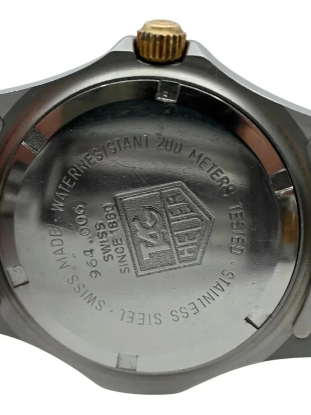 Tag Heuer 38mm Men's Professional 2000 Series Two-Tone Gold Dial Watch- 964.006!